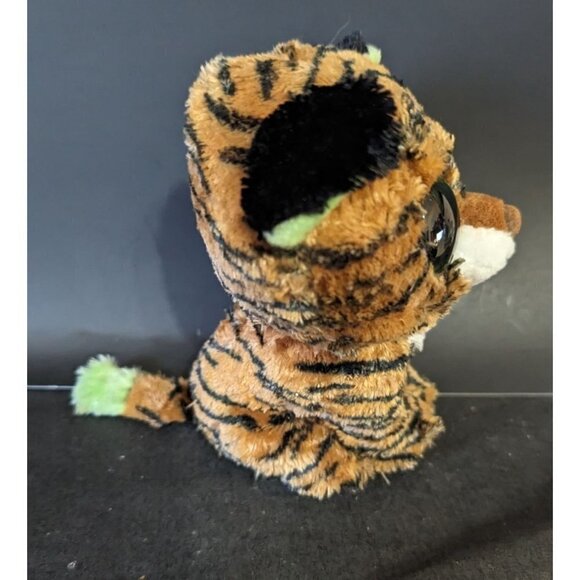 TY Beanie Boos TIGGY the Brown Striped Tiger (6 Inch plush stuffed animal toy - Picture 3 of 8